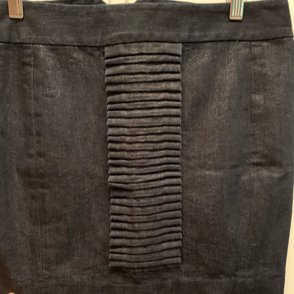 Anthropologie Denim Pencil Skirt - Picture 4 of 5